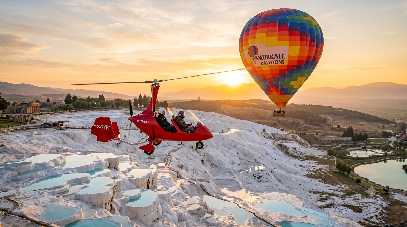 Pamukkale Balon Turu mu Gyrocopter mi? Gökyüzü Aktivitesi Karşılaştırma Kılavuzu